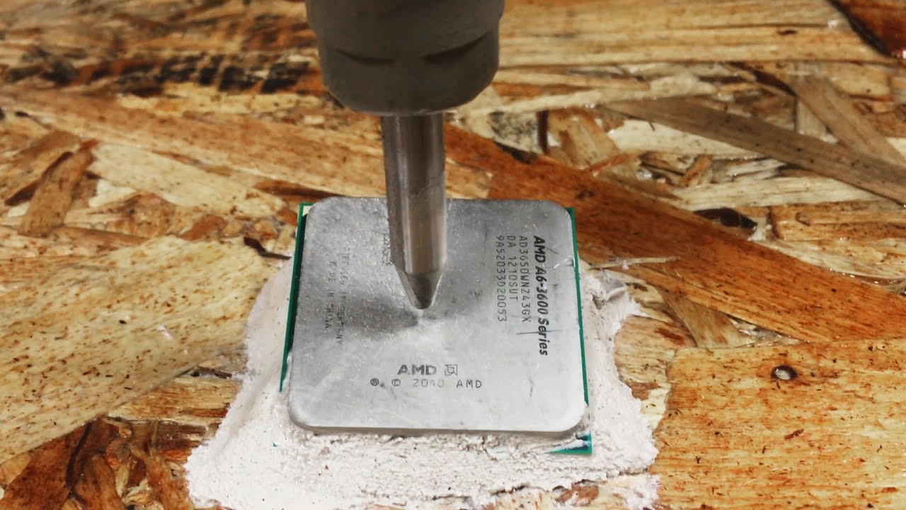 เปรียบเทียบ cpu pc Update 2022 Inside A Computer Processor With A 60,000 PSI Waterjet - AMD CPU cut in half