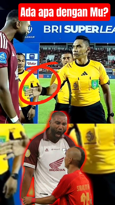 Moment Yuran Enggan Jabat Tangan dg Wasit⚽ @PersijaTV @PSMMakassar #timnasday #pssi