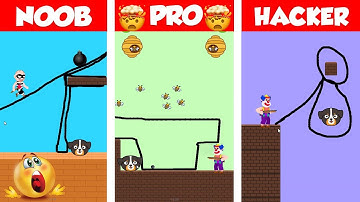 NOOB vs PRO vs HACKER - Save the Doge - Gameplay - MAX LEVEL in Save the Doge Game | Ikko Fire