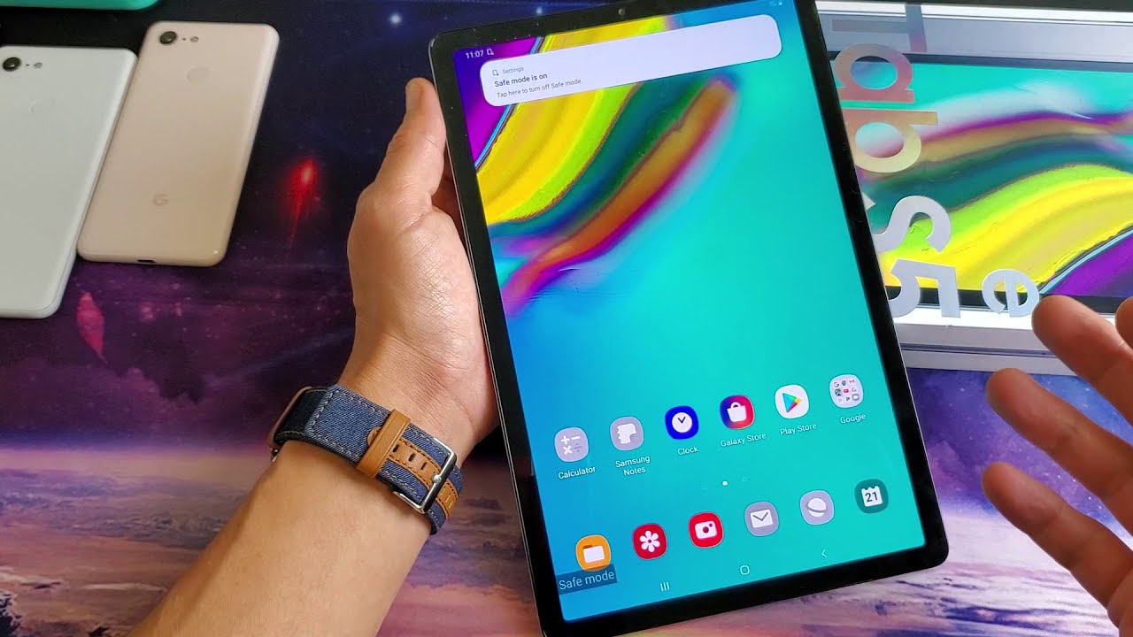 Galaxy Tab S5e: How to Boot into Safe Mode - YouTube