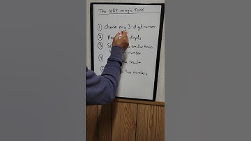 The 1089 Magic Trick #maths #math #mathematic #mathematics