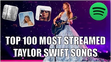 Top 100 Most Streamed Taylor Swift