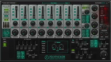 FREE VST POLYPHENOM OCEAN SWIFT SYNTHESIS SOUND DEMO