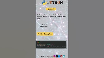 Python Tuple Explained | Immutable Data Type in Python 🚀