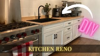 MASSIVE Kitchen Reno Part 3 DIY Cabinets BEFORE &amp; AFTER