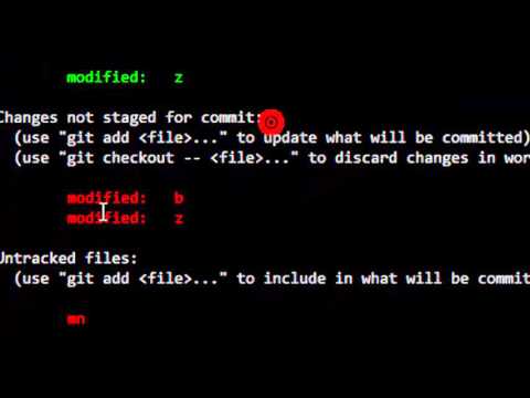 How to view all modified files in working tree in git