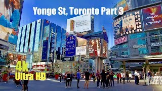 Walking tour of yonge street, downtown toronto 4k part 3