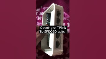 Repair opening of TPlink switch TL1005D