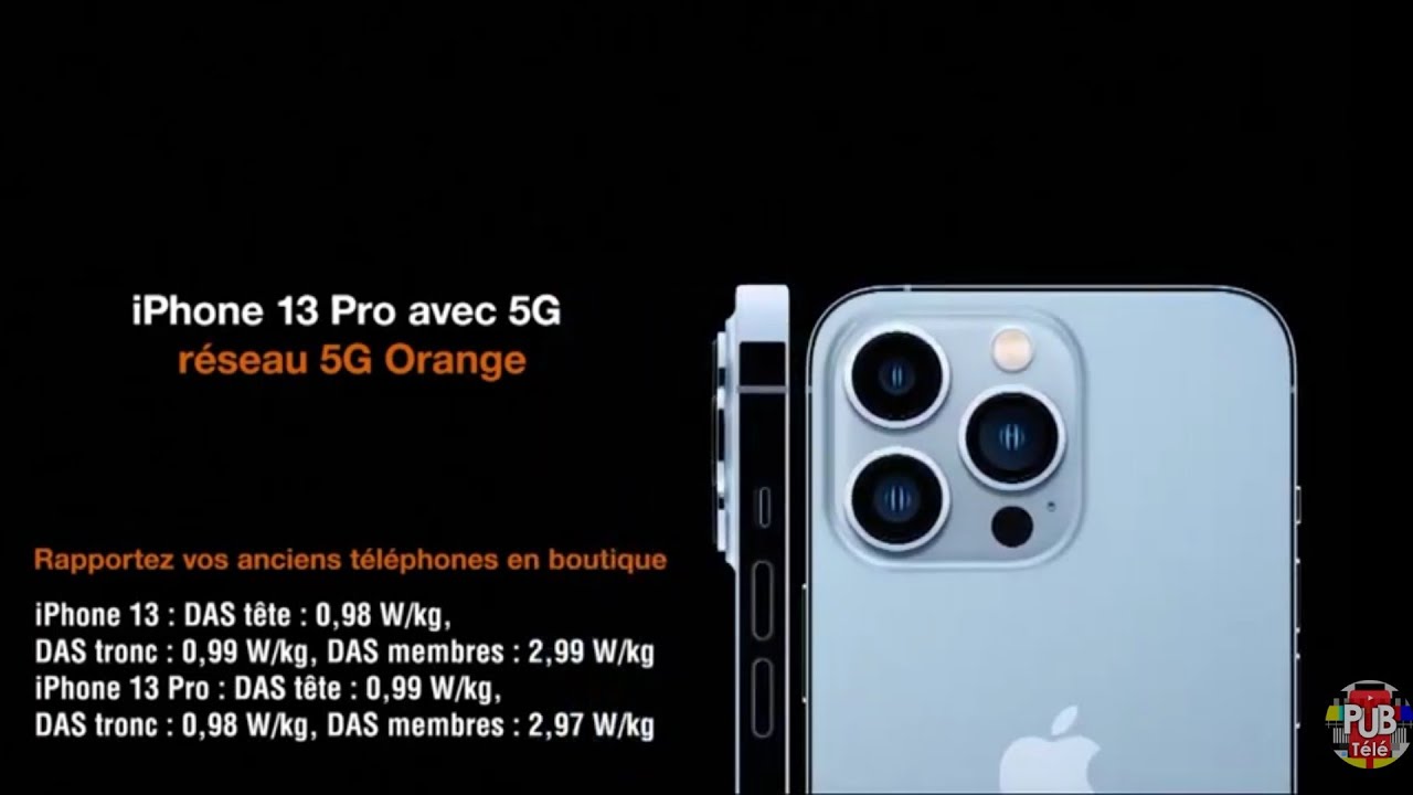 Musique pub iPhone 13 Pro réseau 5G Orange "vous rapprocher de l'essentiel" 2021