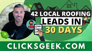 Roofer Marketing Google Ads Campaign  40+ Roofing leads in 30 days