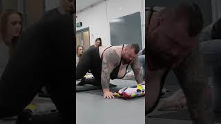 Eddie Hall Upsets Yoga Cl By Farting Just Wait For It