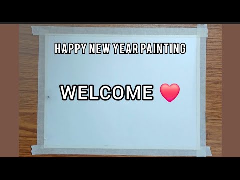 Happy New Year Painting For Beginners Easy New Year Painting 2025 Hqdefault