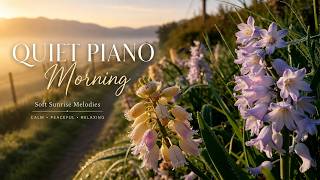 Misty Country Path Sunrise ~ Soothing Piano Music for a Quiet Mind & Calm Morning Study Focus