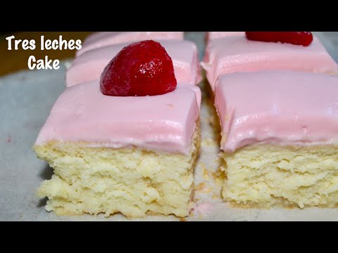 ultimate-tres-leches-cake---3-milk-cake-/-vanilla-cake-and-strawberry-topping