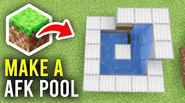 How To Make AFK Pool In Minecraft - Full Guide