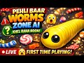 🐍 Pehli Baar Worms Zone AI Khel Raha Hoon 😱 | Hindi Live Gameplay