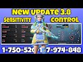 NEW 3.8 UPDATE 😱 Best Sensitivity | bgmi best sensitivity setting | pubg sensitivity 2025