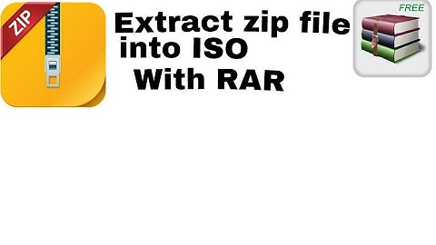 How to extract zip file and convert it into ISO with RAR