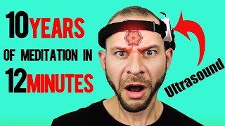 10 Years Meditation in 12 minutes with new tech 2023 (get paid $420 to try it!)