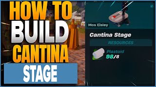 How To Build The Cantina Stage In Star Wars LEGO Fortnite Update