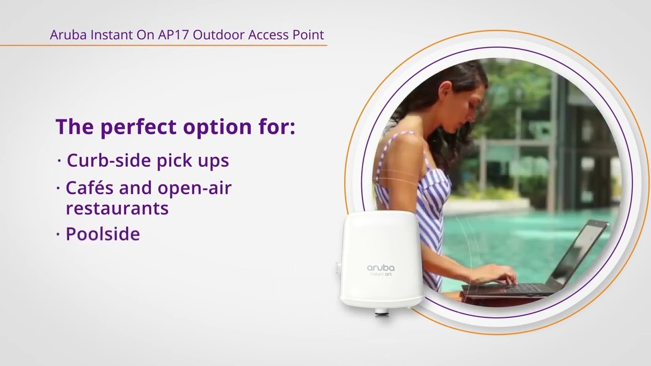 Giới thiệu sản phẩm - Aruba Instant On AP17 Outdoor Access Point