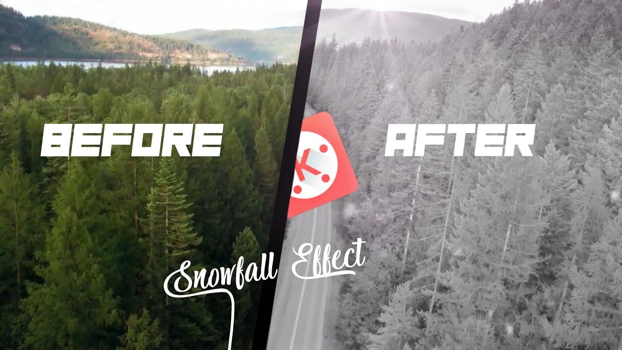 How to edit snow fall Effect | in kinemaster | kinemaster Tutorial ...