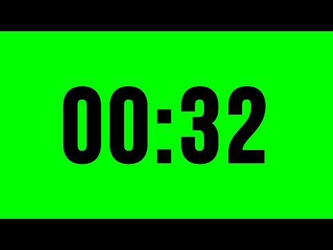 Timer 32 Second With Alarm ⏱ No Music