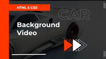 Background Video | Building a Car Website from Scratch | HTML, CSS & Modern Styling