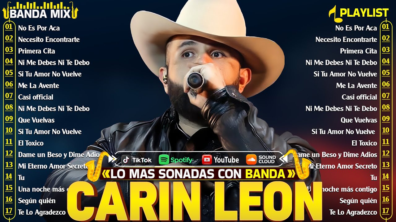 Carin Leon Mix Éxitos - Lo Mas Nuevo 2025 - 20 Mejor Canciones de Carin Leon - Canciones Nuevas