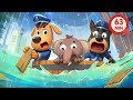 Police Officers' Rescue Mission | Safety Tips | Cartoon for Kids | Sheriff Labrador