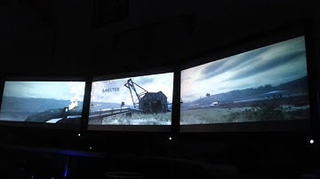 Dirt 3 Eyefinity Gameplay (Tri Triple Screen)