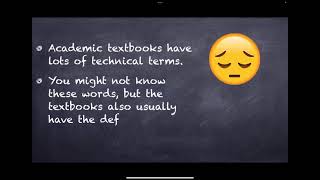 Definitions & Classification