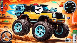 Monster Truck Build A Truck 3D - Crazy Race Monster Cars Stunts Driving | Android Gameplay | Part 3 screenshot 3