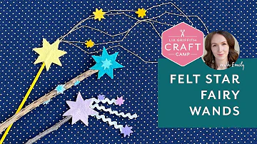 Make Your Own Felt Star Fairy Wand | Craft Camp