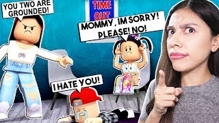 I GROUNDED MY SPOILED KID'S for a WEEK! *NOW THEY HATE ME* - Roblox - Bloxburg