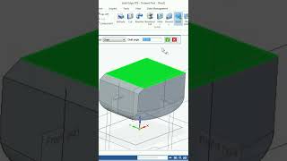 Aplicando o comando Draft Siemens Solid Edge ST9 #cad #autocad #app #automobile
