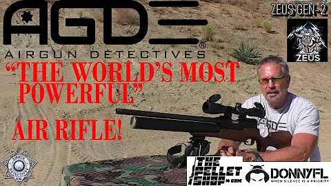 The World's Most Powerful Air Rifle!! (ZEUS 72 Cal)