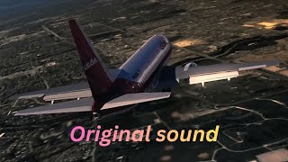 USAir Flight 427 - Crash Animation (Original sound)