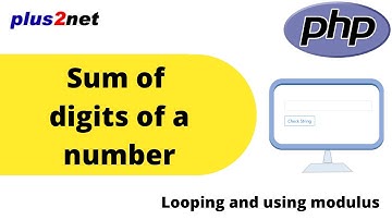 Sum of all digits of a number in PHP by extracting digits and by using sticky form