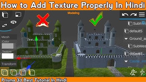Prisma 3D texture problem solution - How to properly add textures in Prisma 3D