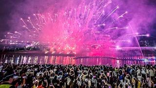 台北水舞嘉年華開幕煙火秀2026｜4K HDR｜Taipei Water Dance Festival