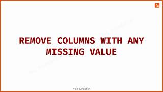 Remove Columns with Any Missing Value | Data Preprocessing #missingvalues #datacleaning #data