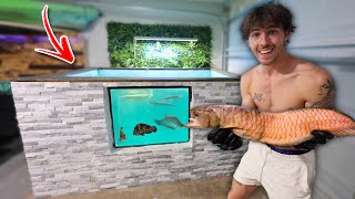 The new 1,000 gallon garage aquarium… (Transfering Fish)