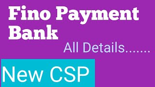 fino payment bank csp id kaise le , ফিনো পেমেন্ট ব্যাংক ,  finopaymentbankcsp  @techinbengali96