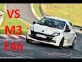 Clio 3 RS 203 vs BMW M3 E46 - Nurburgring Nordschleife - 18.04.2015