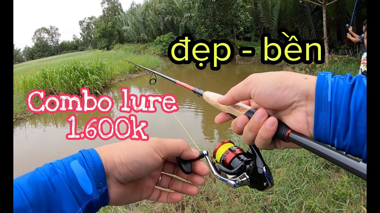 Review và test combo lure máy đứng chính hãng shimano 1.600K