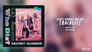 [Full Album] SECRET NUMBER (시크릿넘버) - WHO DIS?