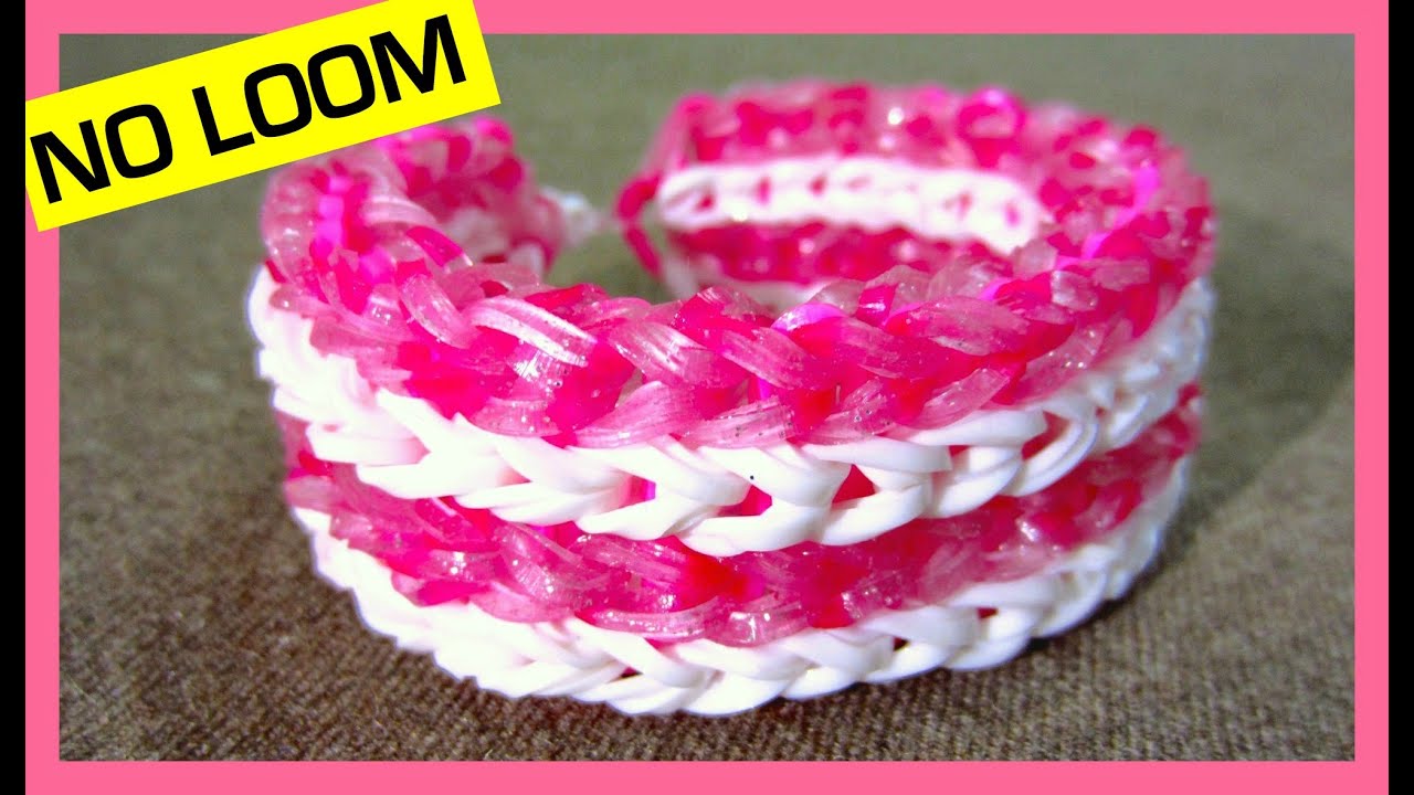 5 Easy Rainbow Loom Bracelet Designs without a Loom