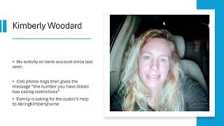 MISSING:  Kimberly Woodard