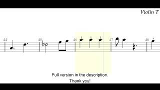 Pirates of the Caribbean Theme Violin Sheet